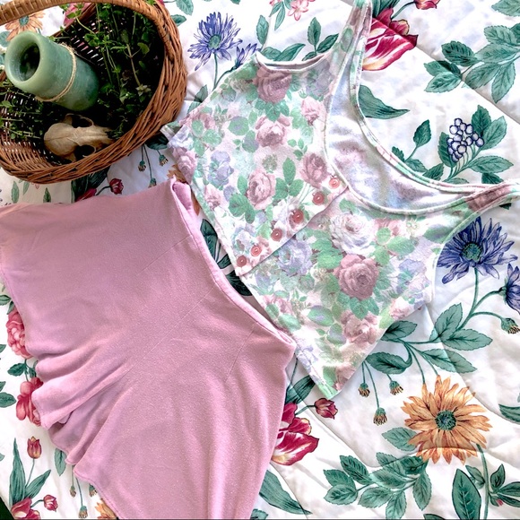 90s Floral handmade skort set - Picture 1 of 3